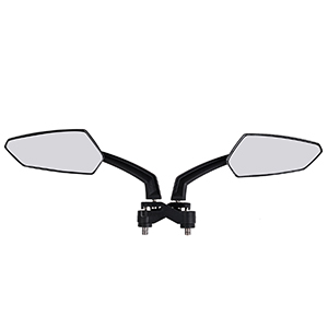 addmotor bike mirror in black