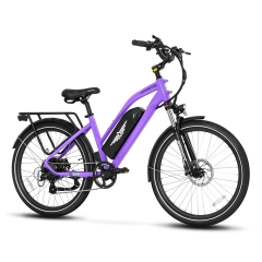 Addmotor Citypro E-43 City Electric Two Wheel Bike Purple Right Flank