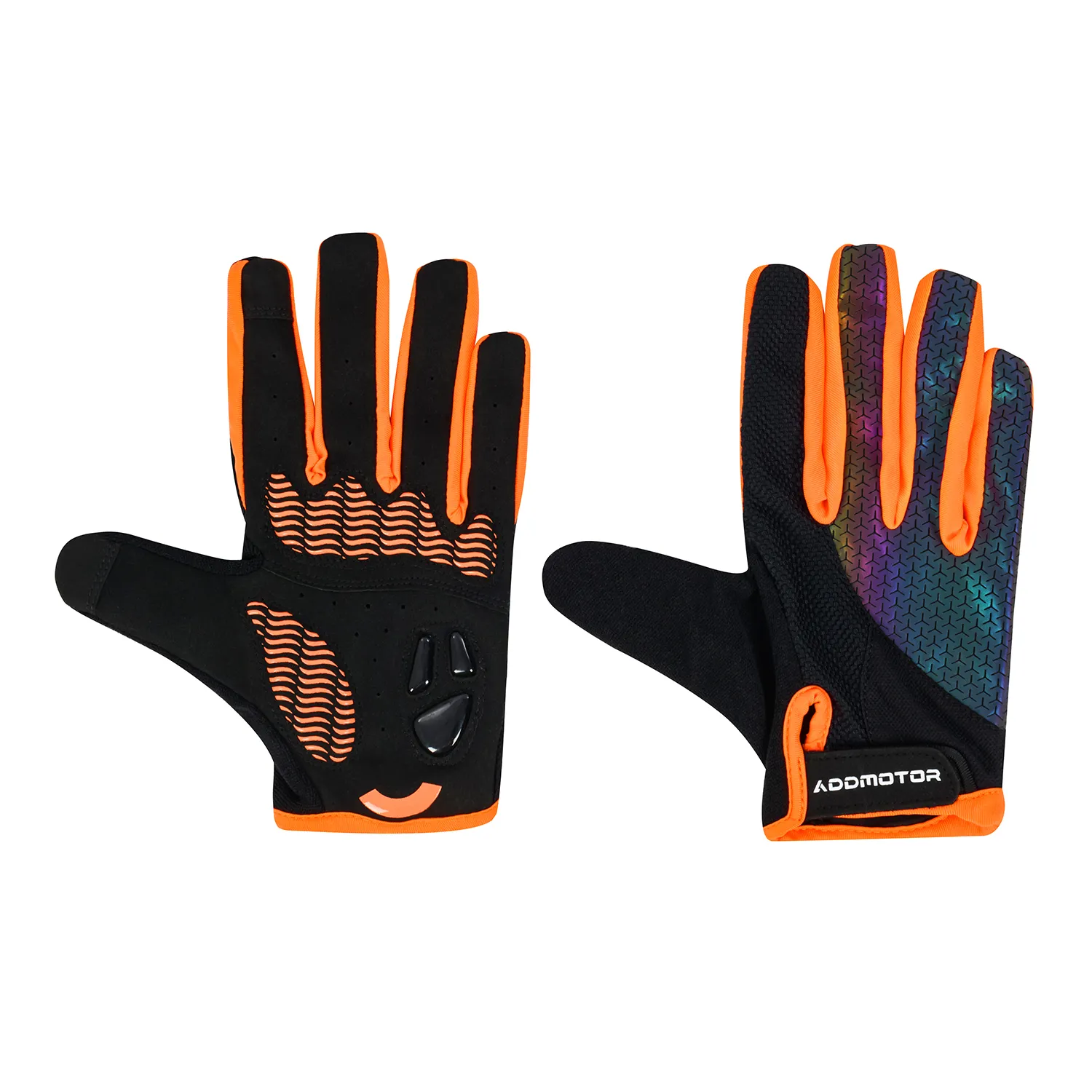 Addmotor Cycling Gloves (Orange L)
